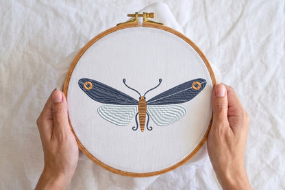 Butterfly Embroidery Design – Beautiful Butterfly Machine Embroidery Pattern, Elegant Nature & Insect Embroidery Design