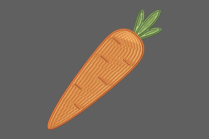 Carrot Embroidery Design