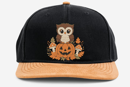 Owl Pumpkin Halloween Embroidery File – Cute Halloween Owl Machine Embroidery Design, Spooky Pumpkin Bird Embroidery