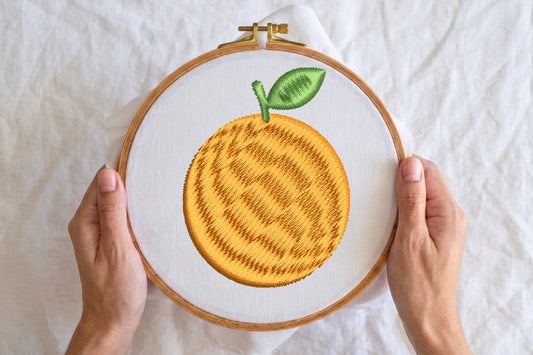 Fruits Embroidery Design – Cute Fruit Machine Embroidery Pattern, Colorful Fruit Embroidery Design