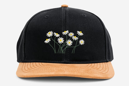 White Daisies Embroidery Design – Beautiful White Daisy Floral Machine Embroidery Pattern, Elegant Flower Embroidery Design