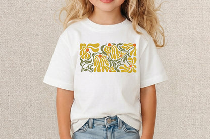 Abstract Flowers Embroidery Design – Modern Artistic Floral Machine Embroidery Pattern, Unique Abstract Flower Embroidery Design