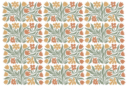 Abstract Organic Flowers Embroidery Design – Modern Botanical Machine Embroidery Pattern, Artistic Floral Embroidery Design