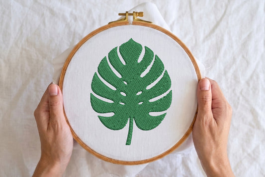 Leaves Embroidery Design Bundle – Beautiful Botanical Leaf Machine Embroidery Collection, Nature Floral Embroidery Designs