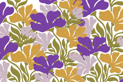 Organic Flower Embroidery Design – Beautiful Organic Floral Machine Embroidery Pattern, Modern Botanical Embroidery Design
