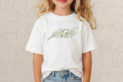 Wildflowers Embroidery Design – Beautiful Wildflower Machine Embroidery Pattern, Elegant Floral Botanical Embroidery Design