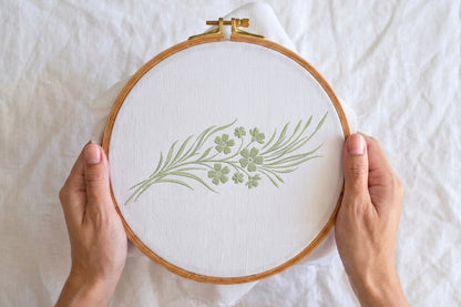 Wildflowers Embroidery Design – Beautiful Wildflower Machine Embroidery Pattern, Elegant Floral Botanical Embroidery Design