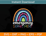 Emergency Department Funny Rainbow Svg Digital Cutting File