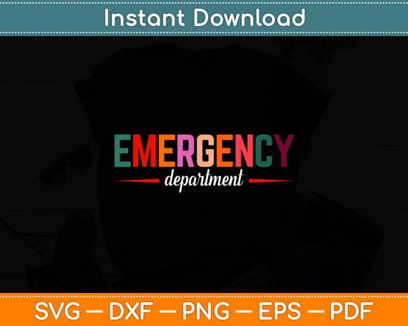 Emergency Department Emergency Room Healthcare Nursing Svg Digital Cutting File