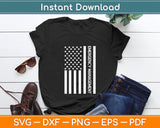 Emergency Management American Flag Svg Digital Cutting File