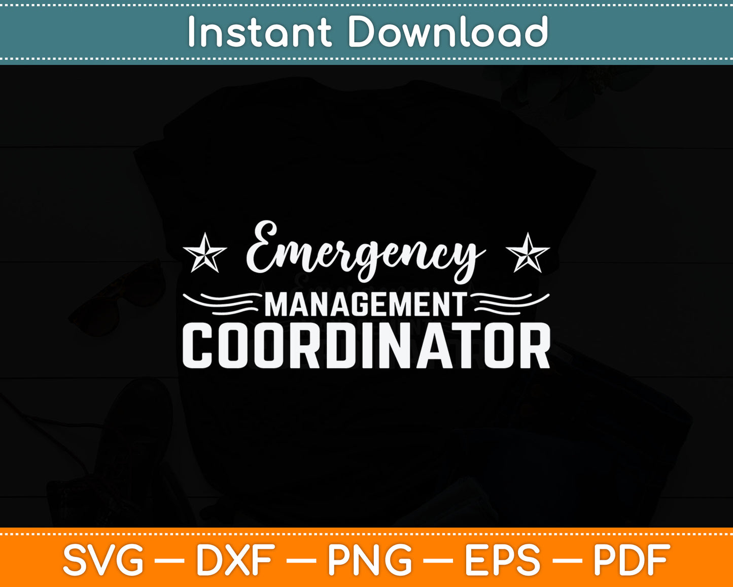 Emergency Management Coordinator Svg Digital Cutting File
