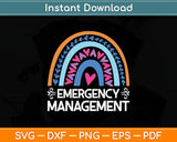 Emergency Management Rainbow Lover Svg Digital Cutting File