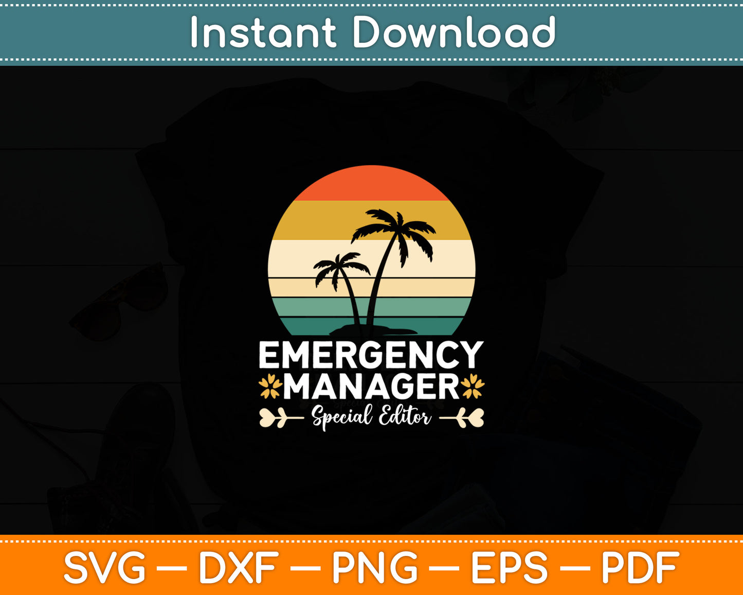 Emergency Manager Special Edition Retro Vintage Svg Digital Cut File ...