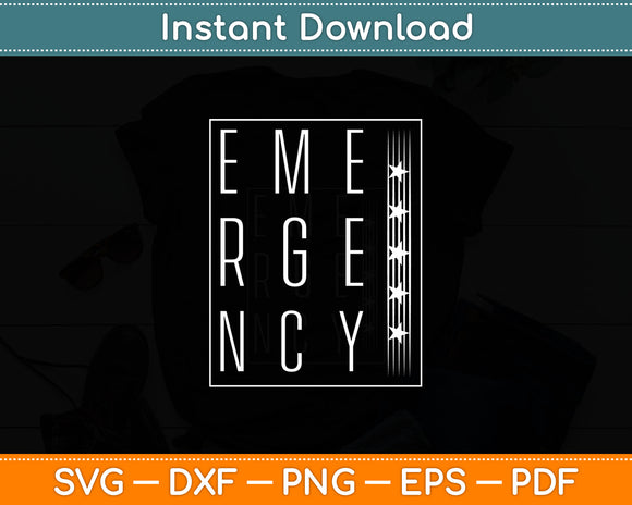 Emergency Management Svg Digital Cutting File