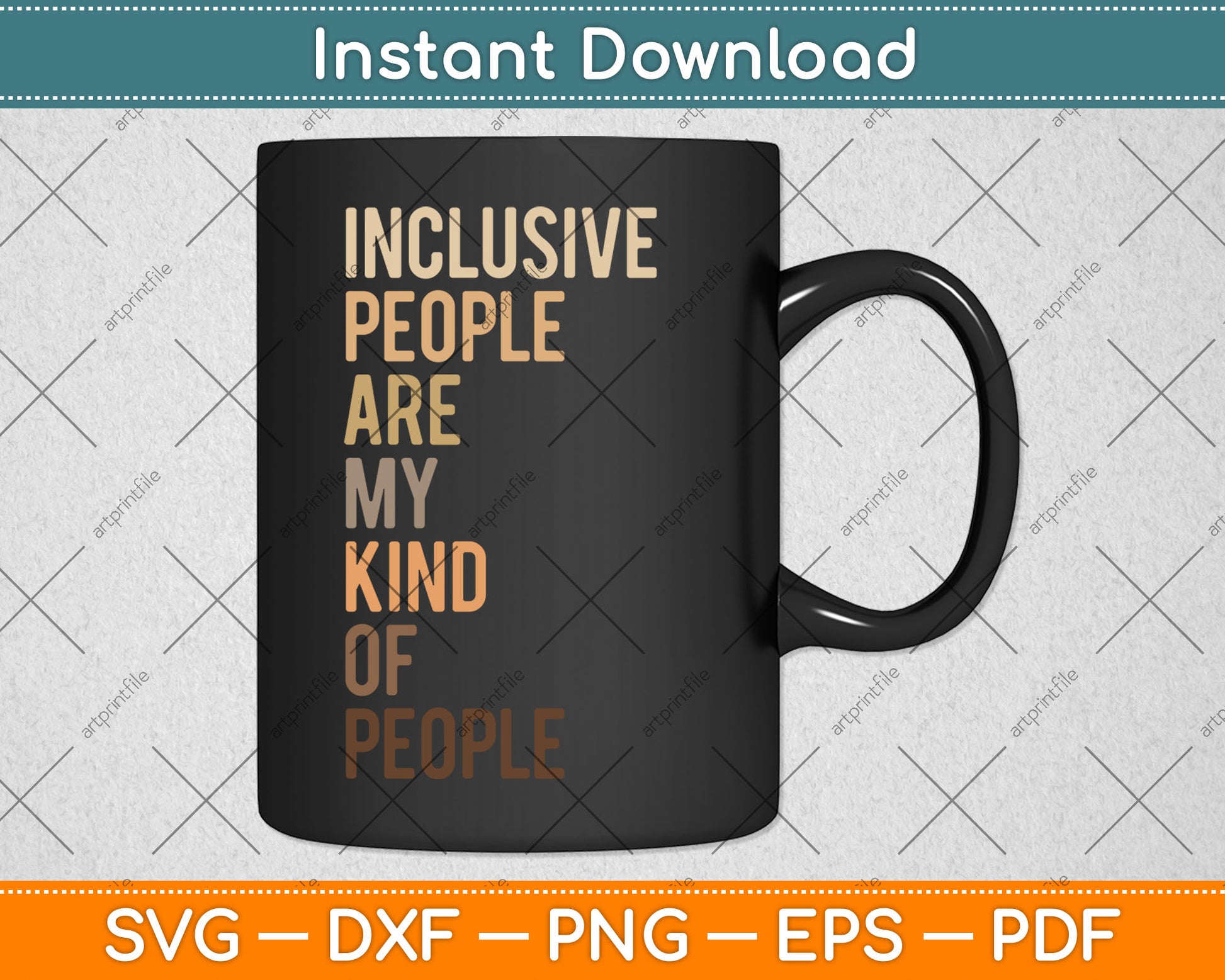 Equality Equity Inclusion Social Justice Human Rights Svg Digital Cutting File
