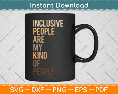 Equality Equity Inclusion Social Justice Human Rights Svg Digital Cutting File