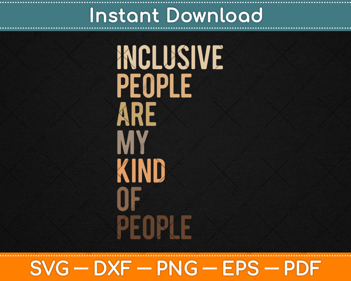Equality Equity Inclusion Social Justice Human Rights Svg Digital Cutting File