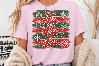 Fa La La La Christmas Sublimation PNG