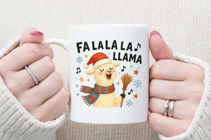 Fa La La La Llama Christmas PNG