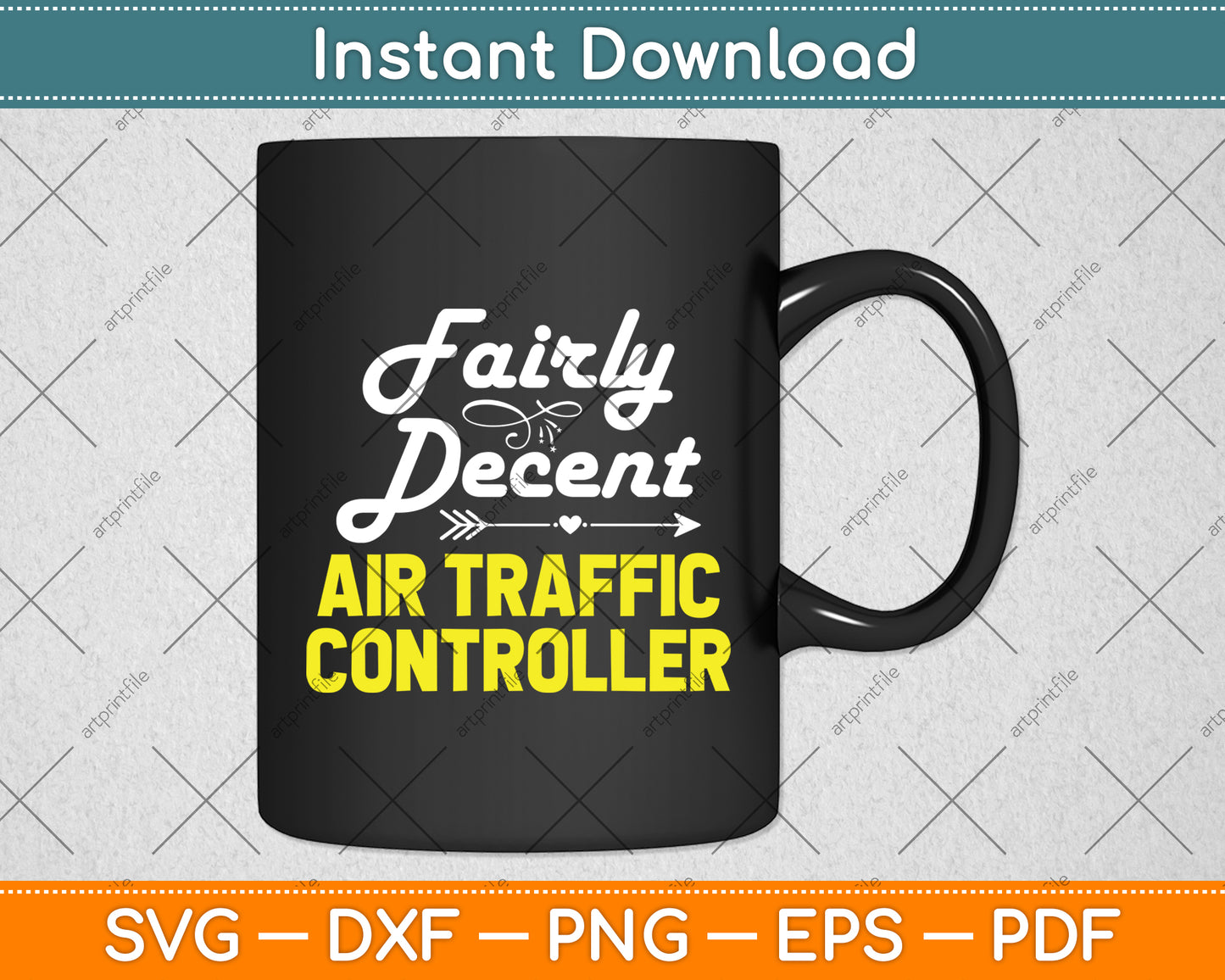 Fairly Decent Air Traffic Controller Svg Digital Cutting File
