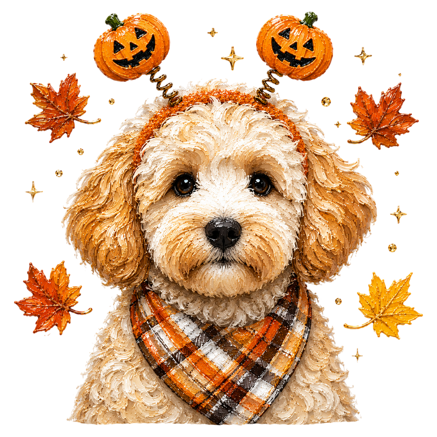 Fall Dog Pumpkin PNG Cute Halloween Dog Autumn Sublimation