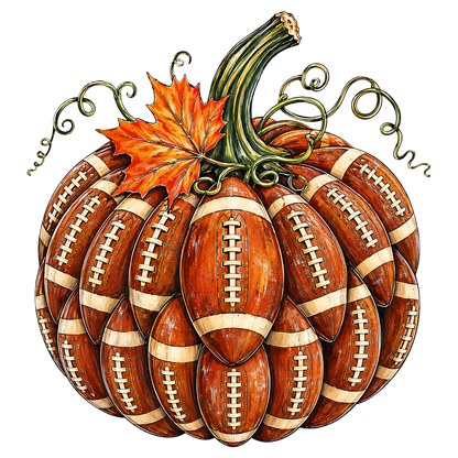 Fall Football Pumpkin Sports PNG