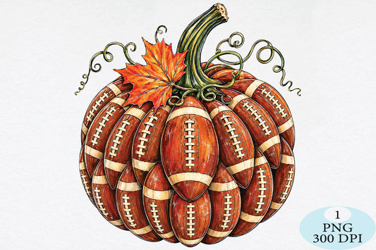 Fall Football Pumpkin Sports PNG