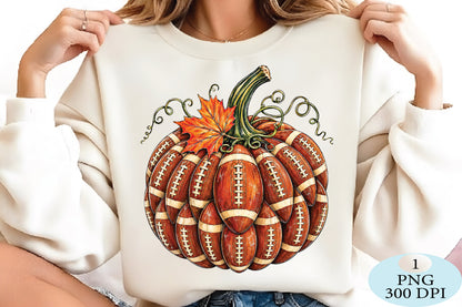 Fall Football Pumpkin Sports PNG