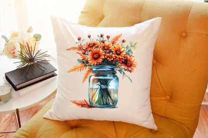 Fall Mason Jars Clipart Bundle 42 PNG