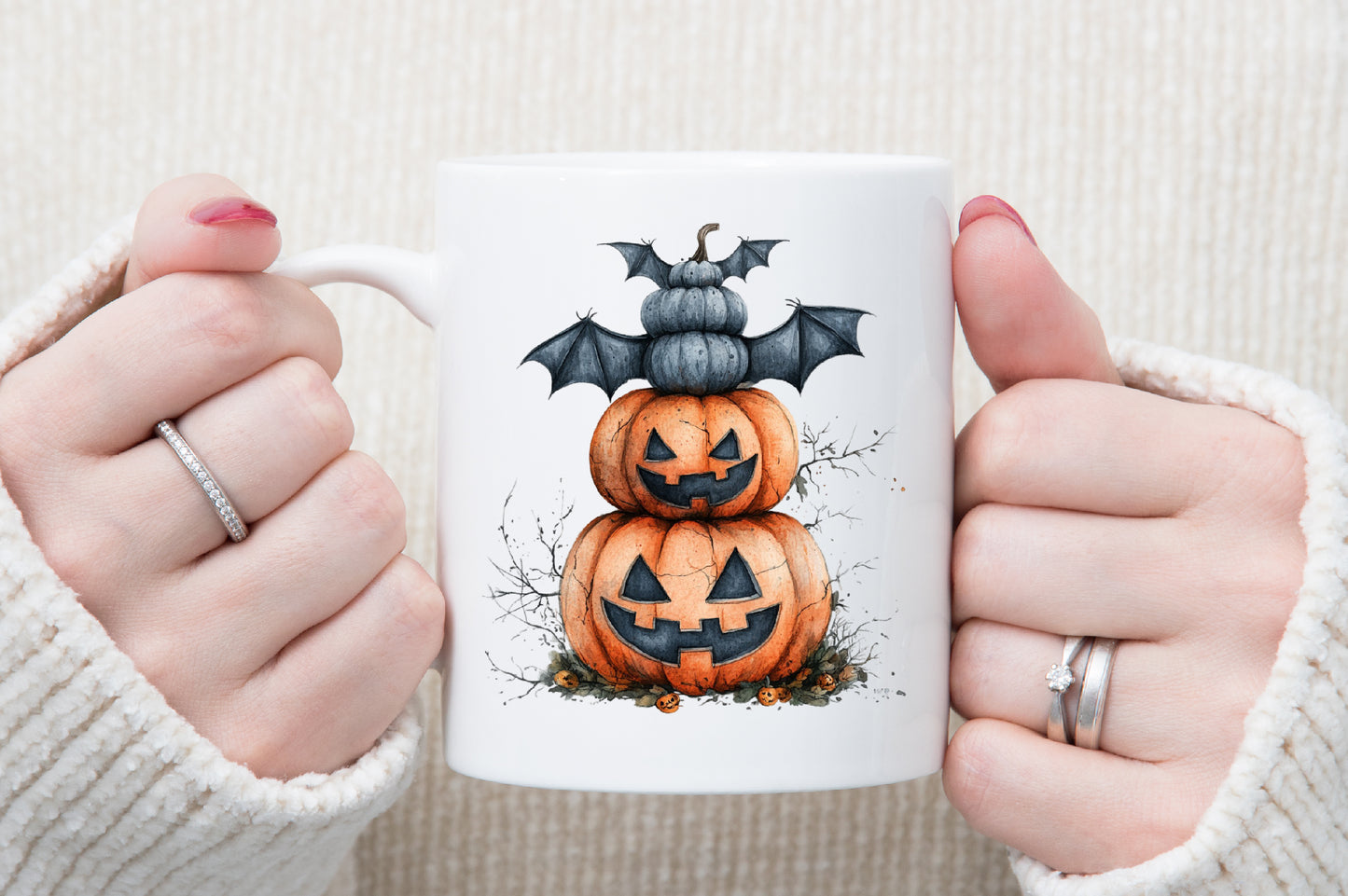 Fall Three Stacked Pumpkins Clipart 42 PNG