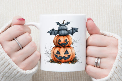 Fall Three Stacked Pumpkins Clipart 42 PNG