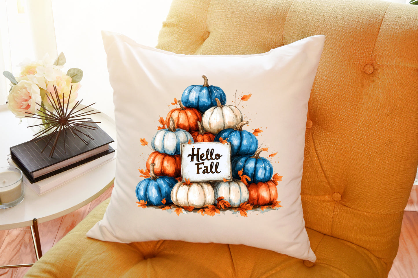 Fall Three Stacked Pumpkins Clipart 42 PNG