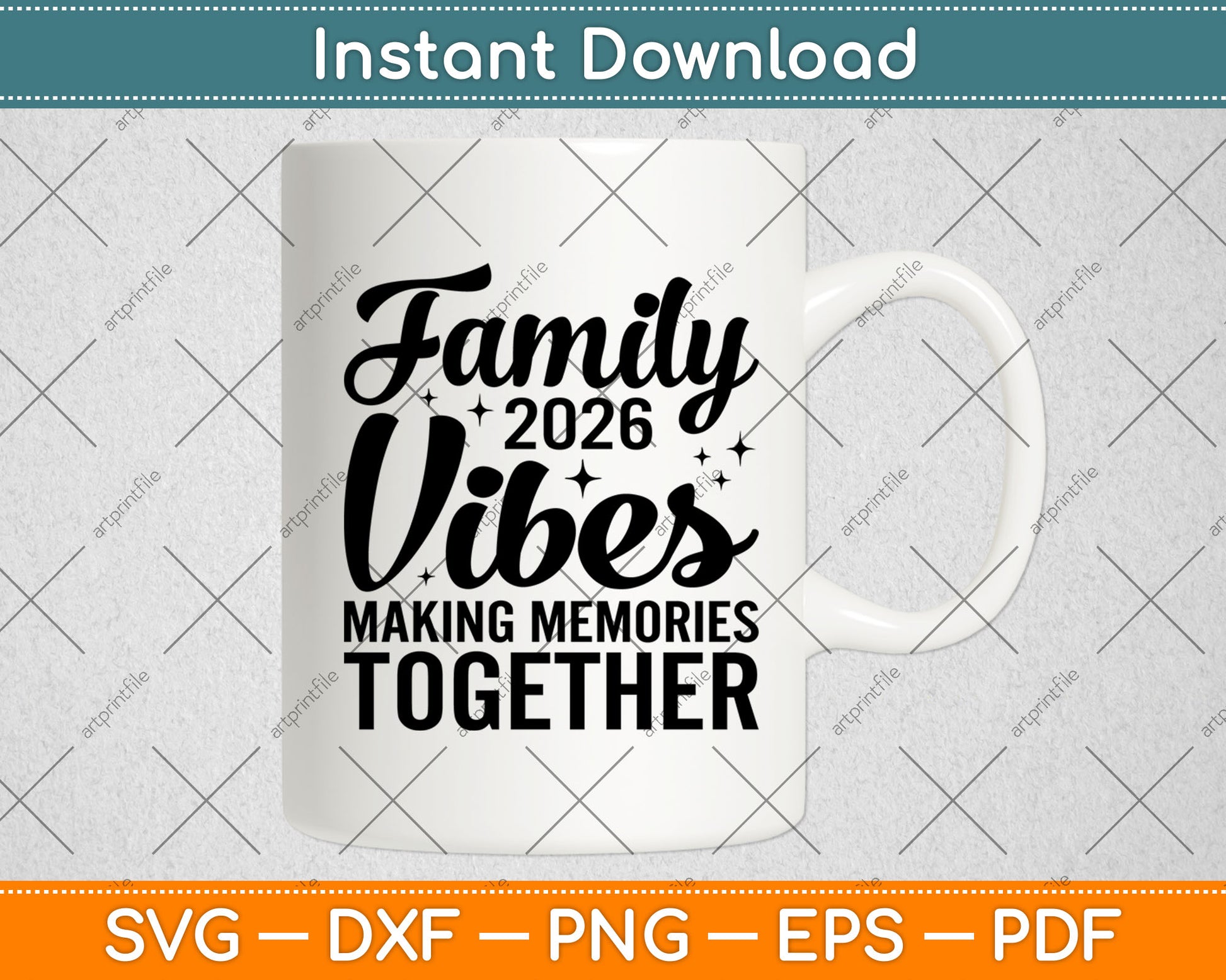 Family 2026 Vibes Making Memories Together Svg Digital Cutting File