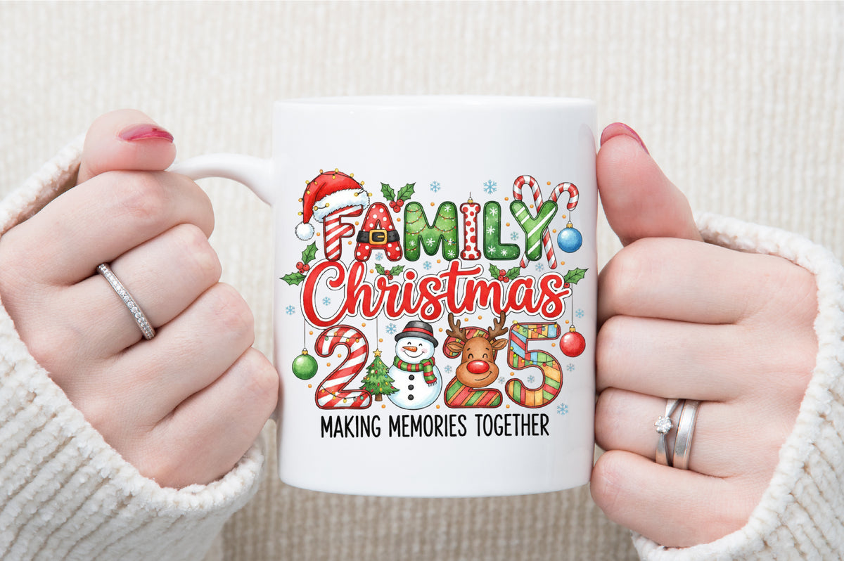 Family Christmas 2025 PNG