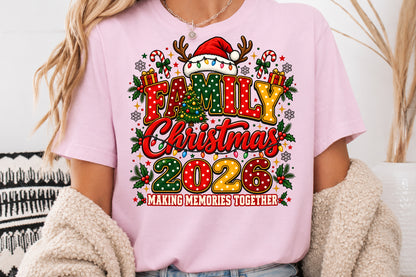Family Christmas 2026 PNG Sublimation