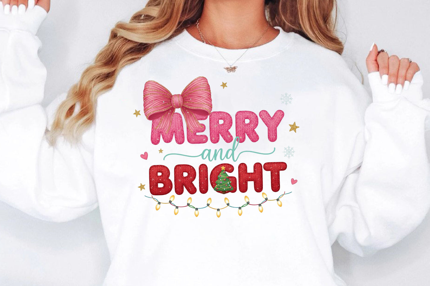 Faux Yarn Christmas PNG