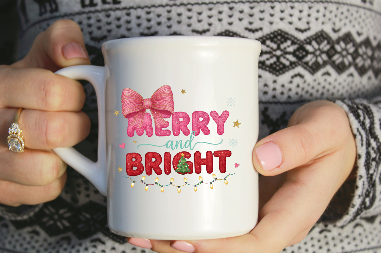 Faux Yarn Christmas PNG