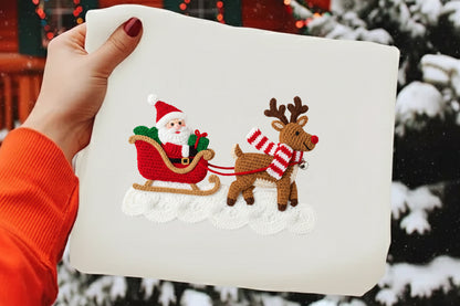 Faux Yarn Christmas PNG
