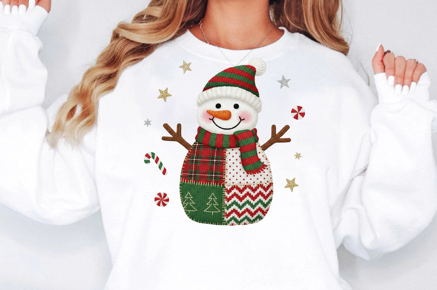 Faux Yarn Christmas PNG