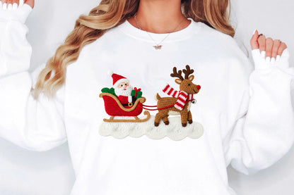 Faux Yarn Christmas PNG