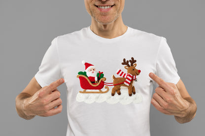 Faux Yarn Christmas PNG