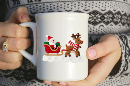 Faux Yarn Christmas PNG