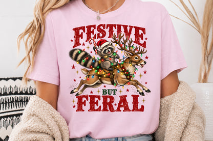 Festive But Feral Christmas PNG