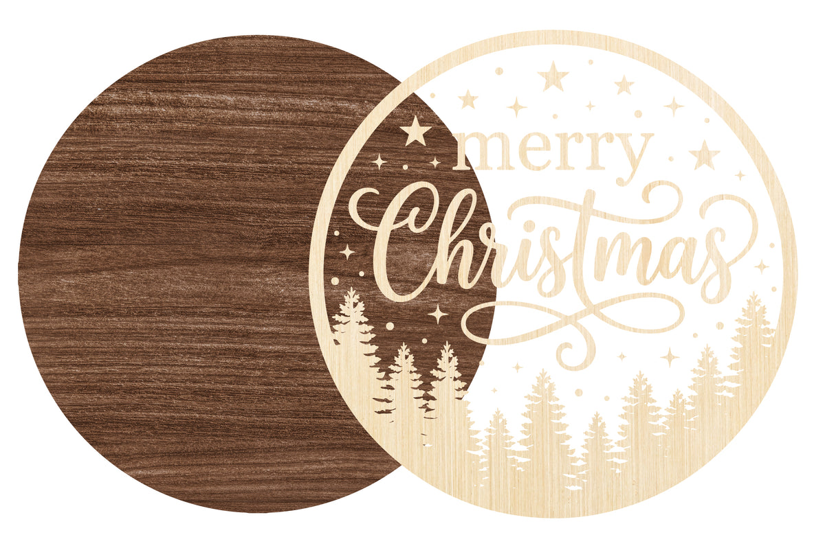 Merry Christmas Laser Cut SVG