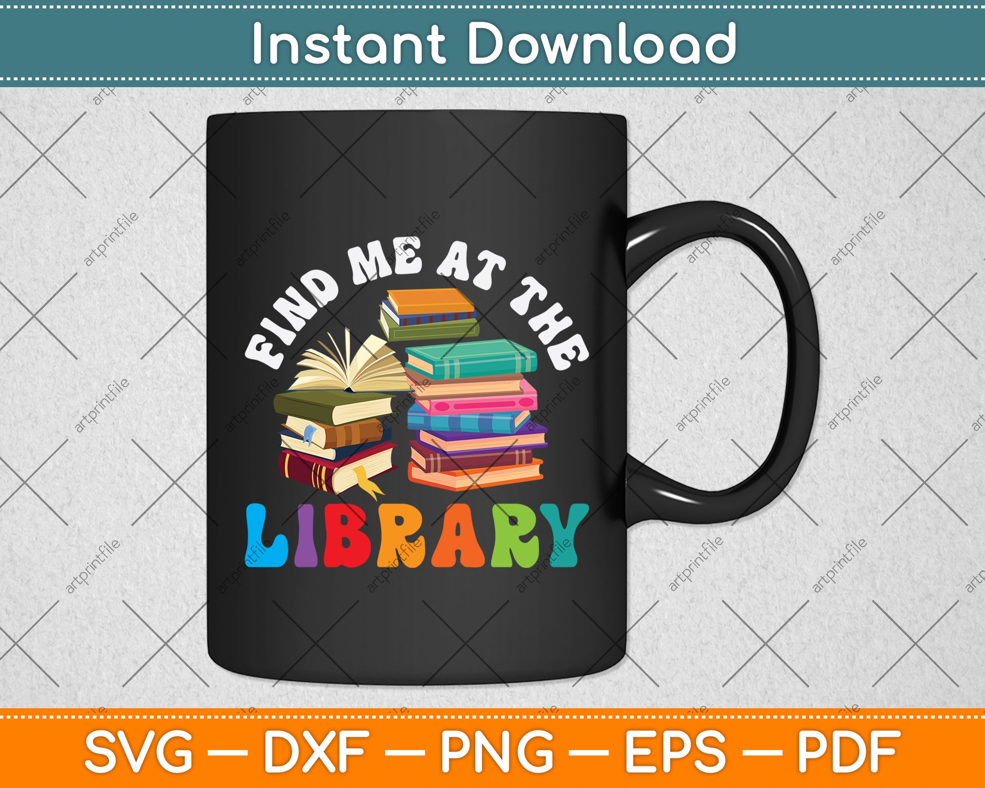 Find Me At The Library Svg Digital Cutting File