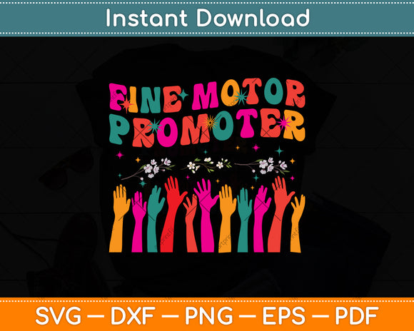 Fine Motor Promoter Svg Png Dxf Digital Cutting File