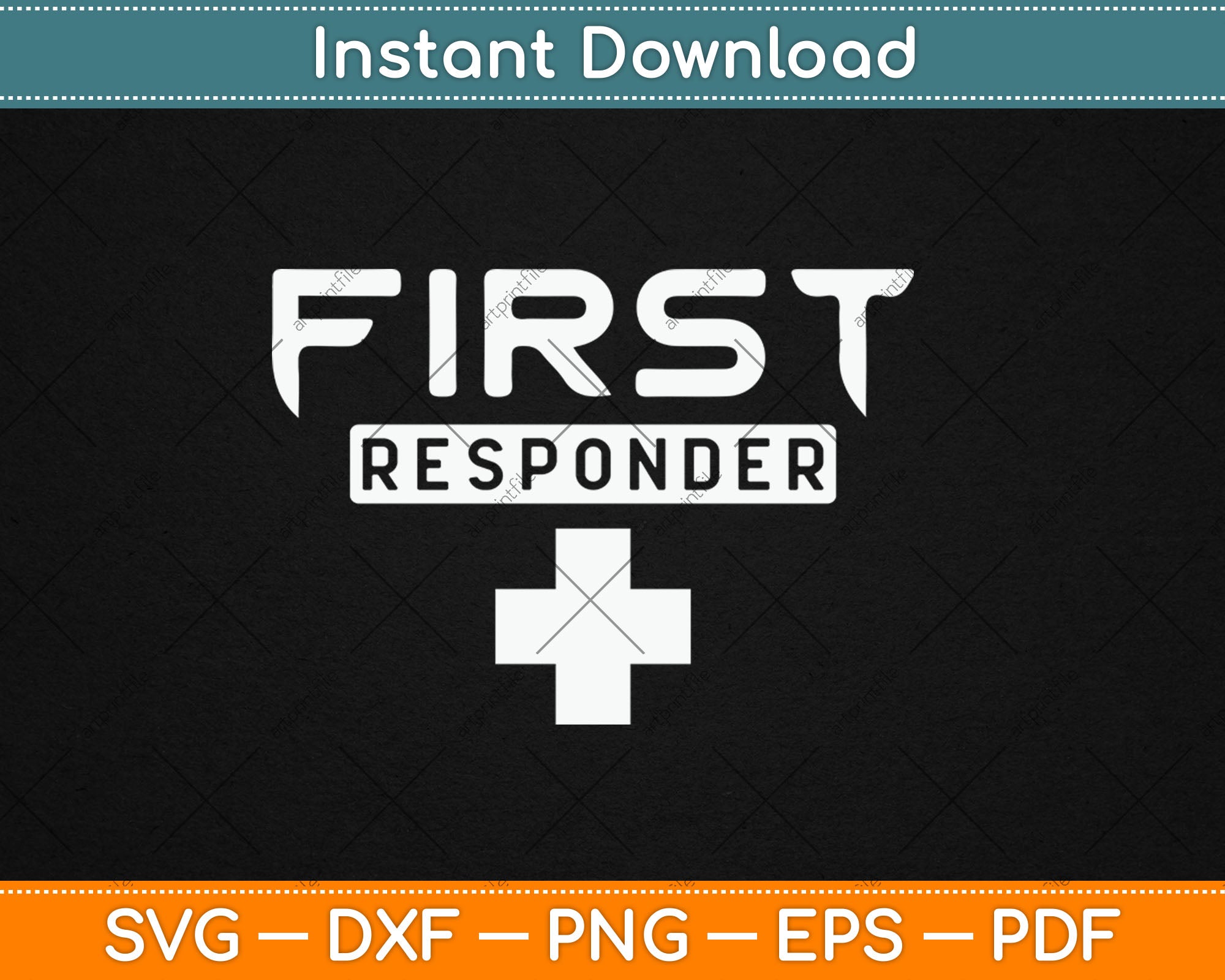 First Responder EMT Paramedic Emergency Aid Helper Svg Cutting File ...