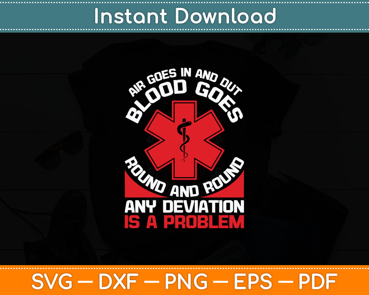 First Responder Paramedic EMS Nurse EMT Funny Paramedic Svg Digital Cutting File