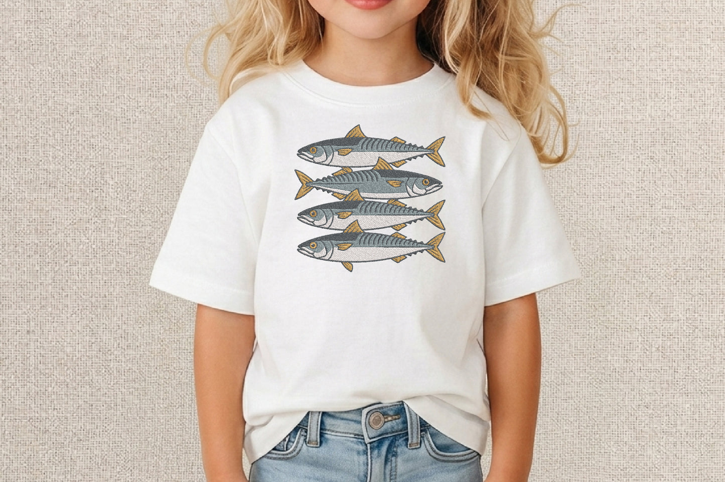 Fish Embroidery Design – Cute Fish Machine Embroidery Pattern, Ocean & Sea Life Embroidery Design