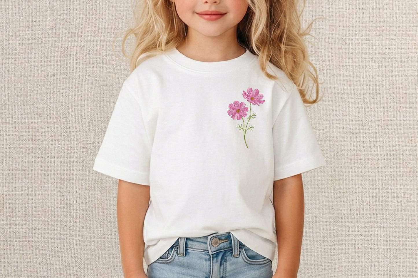 Flower Embroidery Design – Beautiful Floral Machine Embroidery Pattern, Elegant Flower Embroidery Design